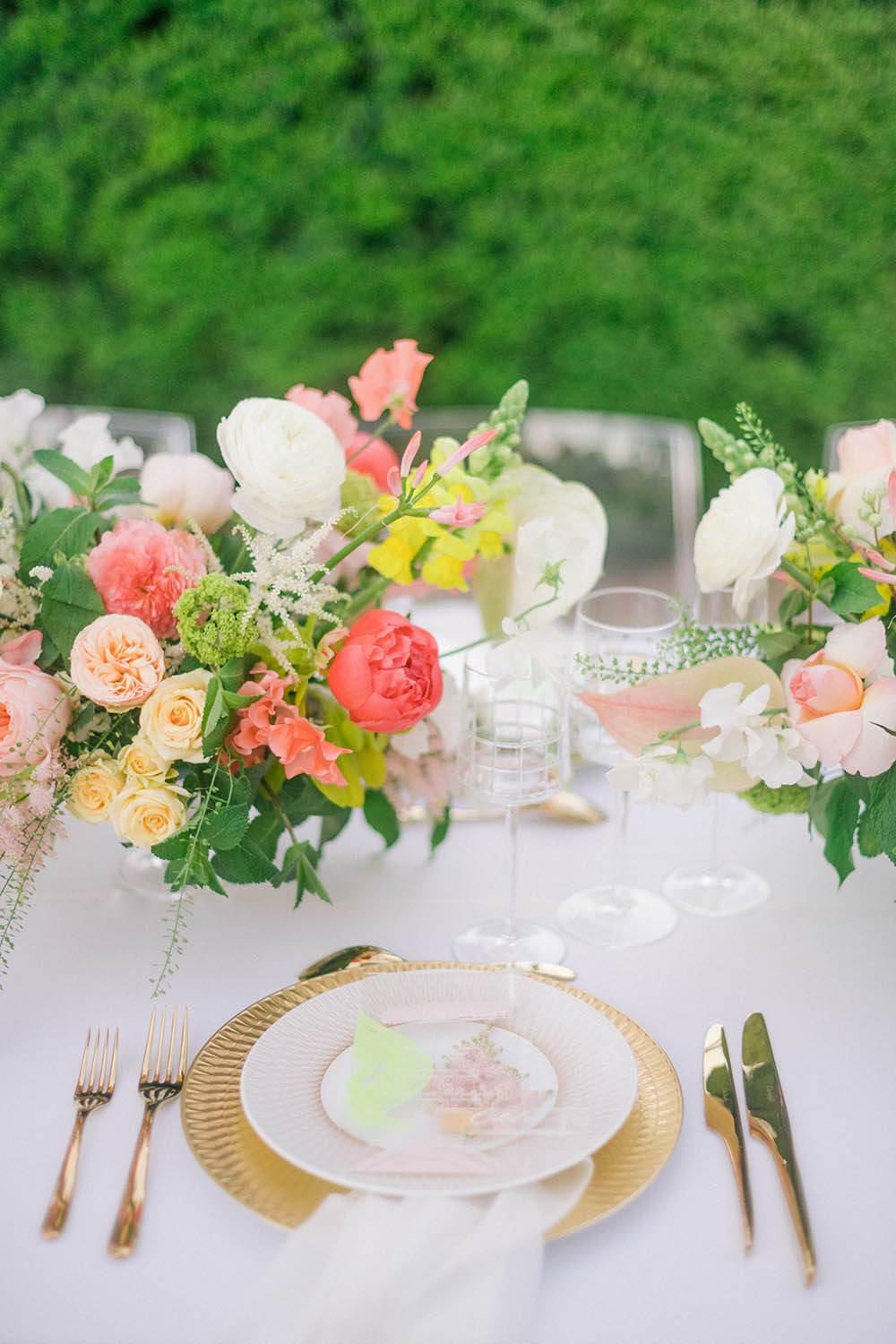 flowers on the table